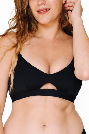 Triangle découpe noir Pearl Esquisse lingerie